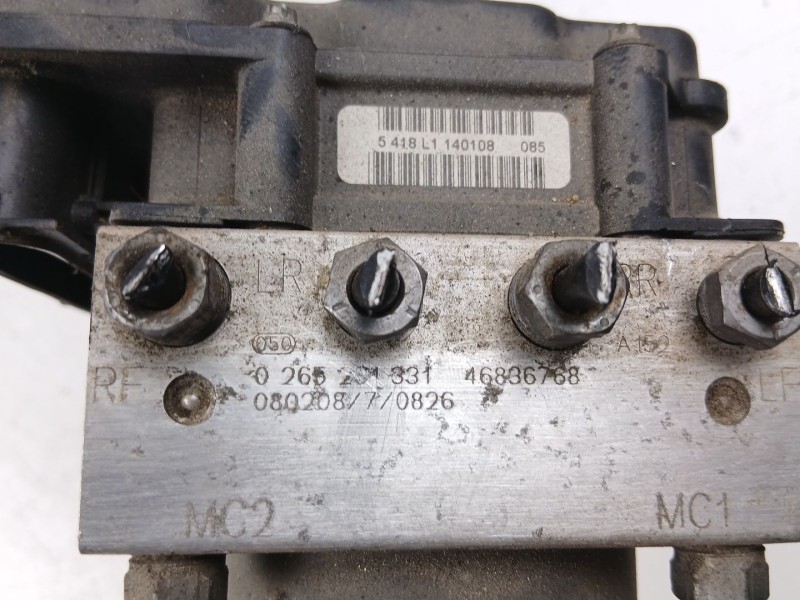 Recambio de abs para fiat punto (188_) 1.9 jtd referencia OEM IAM 46836768  0265231331