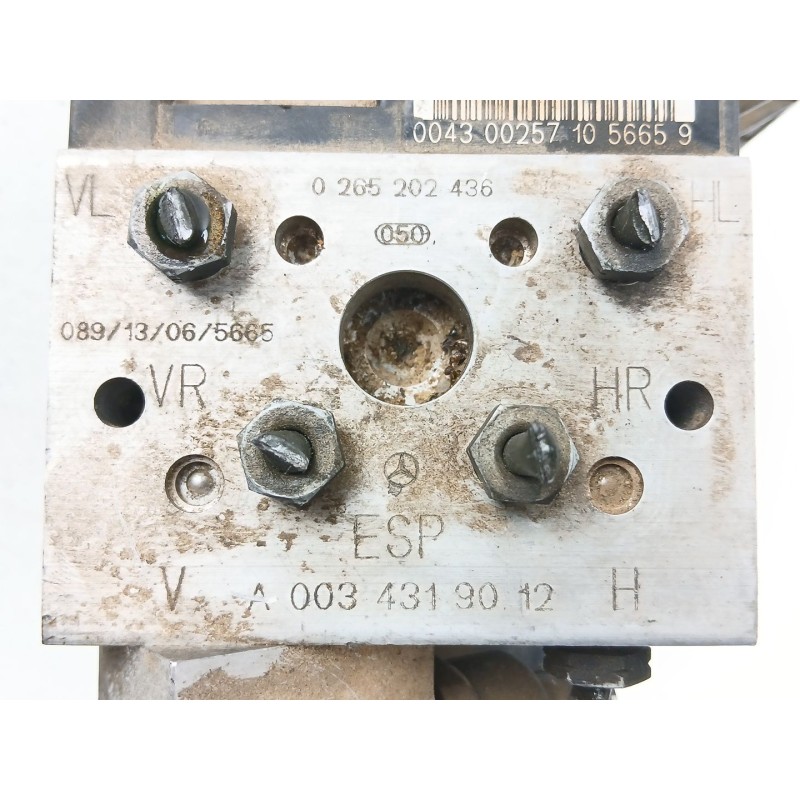 Recambio de abs para mercedes-benz clase e (w210) e 270 cdi (210.016) referencia OEM IAM A0034319012  0265202436