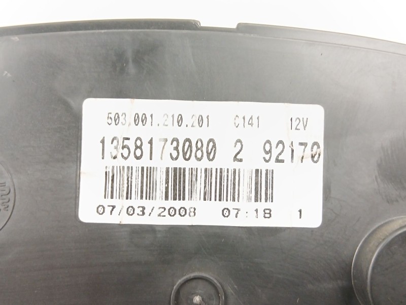 Recambio de cuadro instrumentos para fiat ducato autobús (250_) 160 multijet 3,0 d referencia OEM IAM 1358173080  