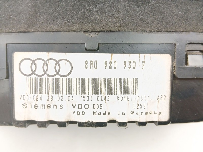 Recambio de cuadro instrumentos para audi a3 (8p1) 2.0 tdi 16v referencia OEM IAM 8P0920930F  