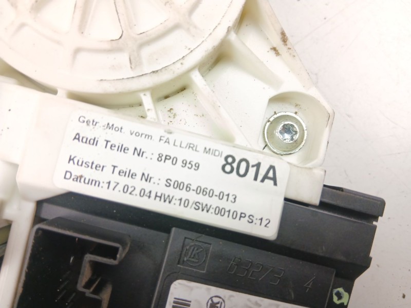 Recambio de elevalunas delantero derecho para audi a3 (8p1) 2.0 tdi 16v referencia OEM IAM 8P0959802A  