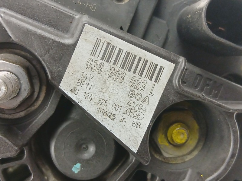 Recambio de alternador para volkswagen golf iv (1j1) 1.9 tdi referencia OEM IAM 038903023L  0124325001