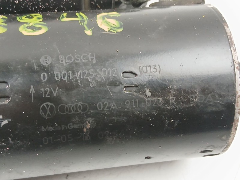 Recambio de motor arranque para volkswagen golf iv (1j1) 1.9 tdi referencia OEM IAM 02A911023R  0001125012