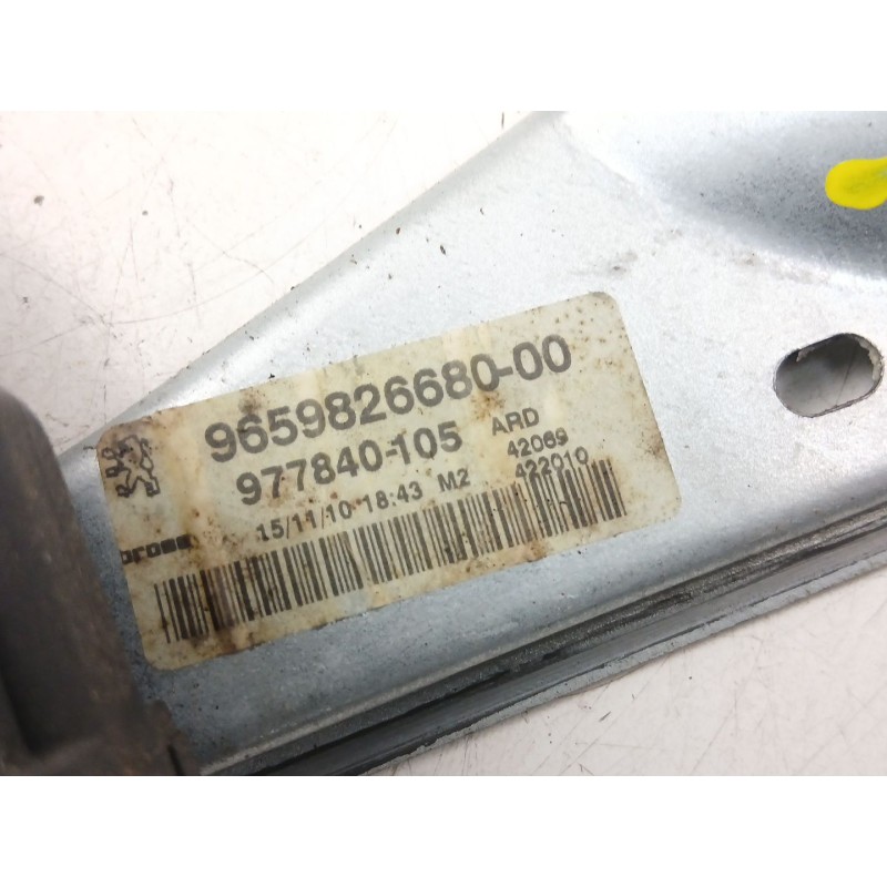 Recambio de elevalunas trasero derecho para peugeot 308 i (4a_, 4c_) 1.6 hdi referencia OEM IAM 9659826680 9659834780 