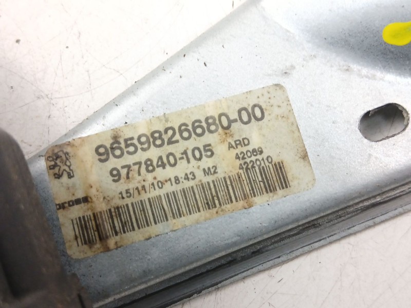 Recambio de elevalunas trasero derecho para peugeot 308 i (4a_, 4c_) 1.6 hdi referencia OEM IAM 9659826680 9659834780 