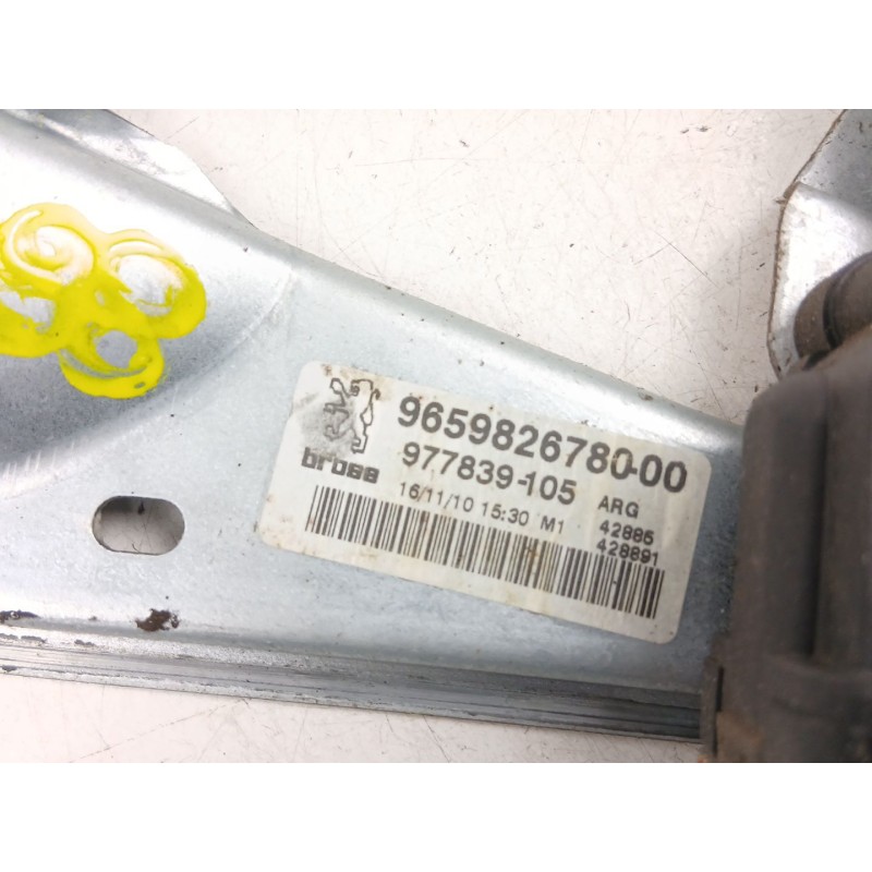 Recambio de elevalunas trasero izquierdo para peugeot 308 i (4a_, 4c_) 1.6 hdi referencia OEM IAM 9659826780 9659834880 