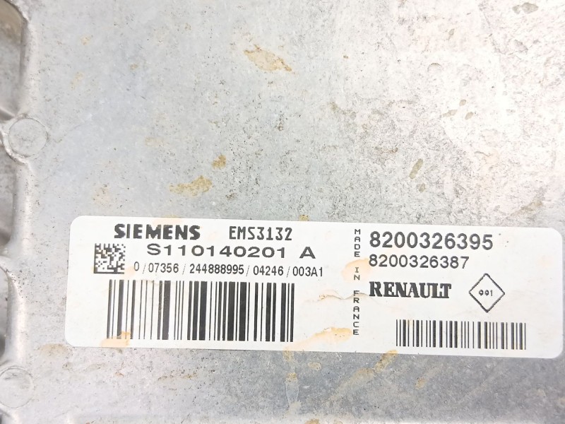 Recambio de centralita para renault clio ii (bb_, cb_) 1.2 lpg referencia OEM IAM 8200326395 8200326387 S110140201A