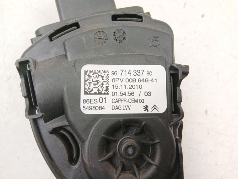 Recambio de potenciometro aceleracion para peugeot 308 i (4a_, 4c_) 1.6 hdi referencia OEM IAM 9671433780  6PV00994941