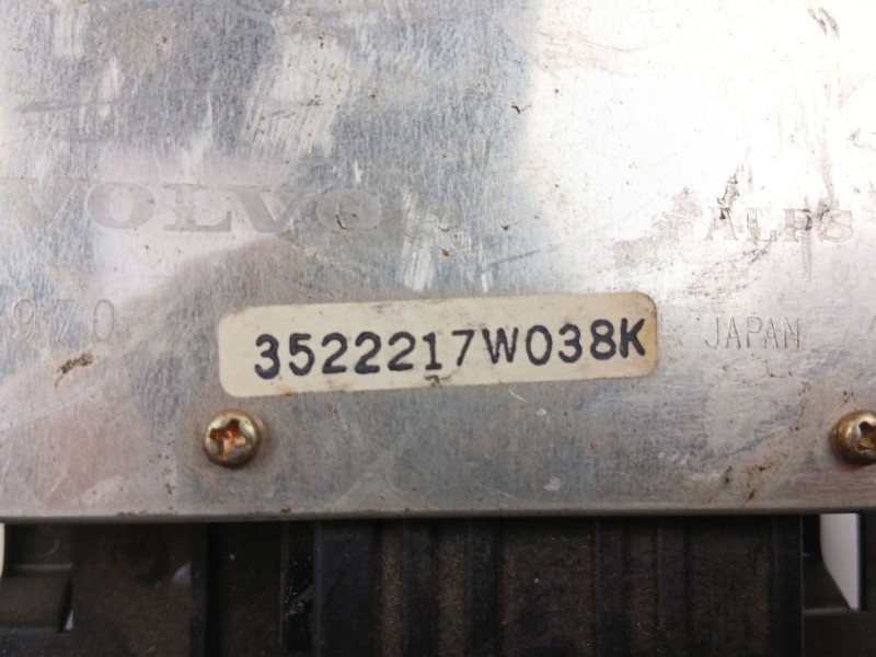 Recambio de mandos calefaccion aire para volvo 740 kombi (745) 2.3 referencia OEM IAM 3522217  