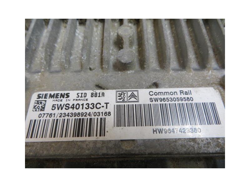 Recambio de centralita : peugeot 307 : 2.0 hdi -rhy (89,76cv) 5p [2003] para peugeot 307 2.0 hdi -rhy referencia OEM IAM 5WS4013