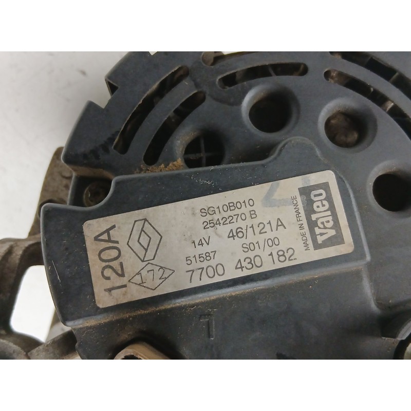 Recambio de alternador para renault laguna i (b56_, 556_) 1.9 dti (b56j) referencia OEM IAM 7700430182  SG10B010