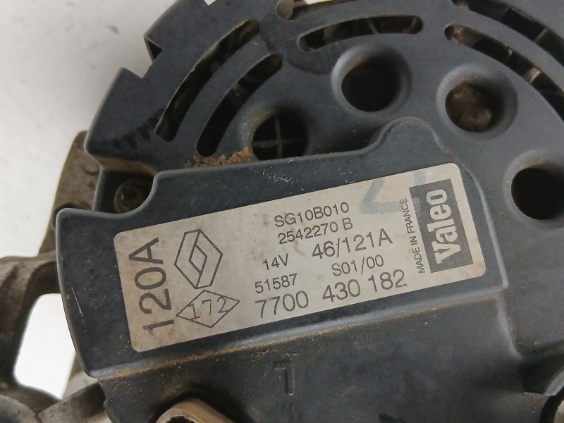 Recambio de alternador para renault laguna i (b56_, 556_) 1.9 dti (b56j) referencia OEM IAM 7700430182  SG10B010