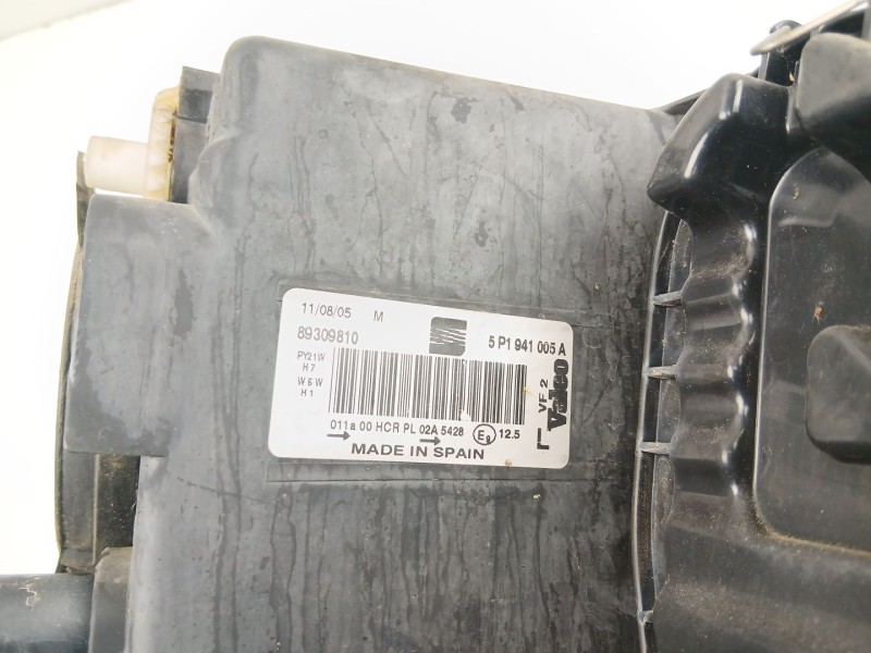 Recambio de faro izquierdo para seat leon (1p1) 1.9 tdi referencia OEM IAM 5P1941005A  