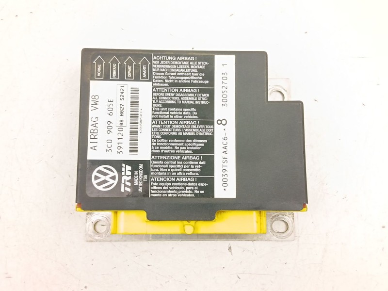 Recambio de centralita airbag para seat leon (1p1) 1.9 tdi referencia OEM IAM 3C0909605E  