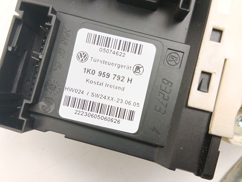 Recambio de elevalunas delantero derecho para seat leon (1p1) 1.9 tdi referencia OEM IAM 1K0959792H 1P0837402A 