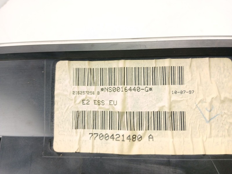 Recambio de cuadro instrumentos para renault laguna i (b56_, 556_) 1.8 (b56z) referencia OEM IAM 7700421480  