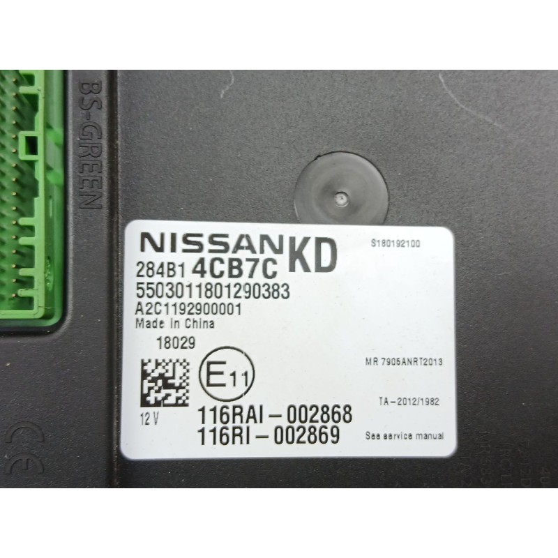 Recambio de bsi para nissan x-trail iii (t32_, t32r, t32rr) 1.6 dci (t32) referencia OEM IAM 284B14CB7C  