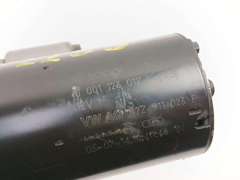 Recambio de motor arranque para seat leon (1p1) 1.9 tdi referencia OEM IAM 02Z911023F  0001123012