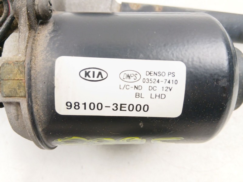 Recambio de motor limpia delantero para kia sorento i (jc) 2.5 crdi referencia OEM IAM 981003E000  