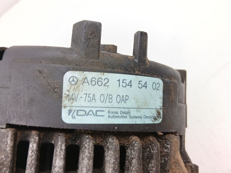 Recambio de alternador para ssangyong rexton / rexton ii (gab_) 2.9 td referencia OEM IAM A6621545402  