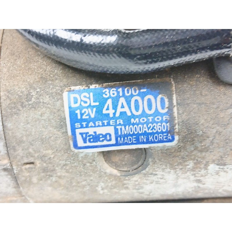 Recambio de motor arranque para kia sorento i (jc) 2.5 crdi referencia OEM IAM 361004A000  TM000A23601
