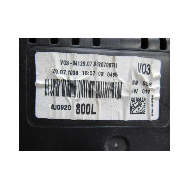 Recambio de cuadro instrumentos : seat ibiza : 1.9 tdi -bls (104,72cv) 3p [2008] para seat ibiza 1.9 tdi -bls  3p referencia OEM