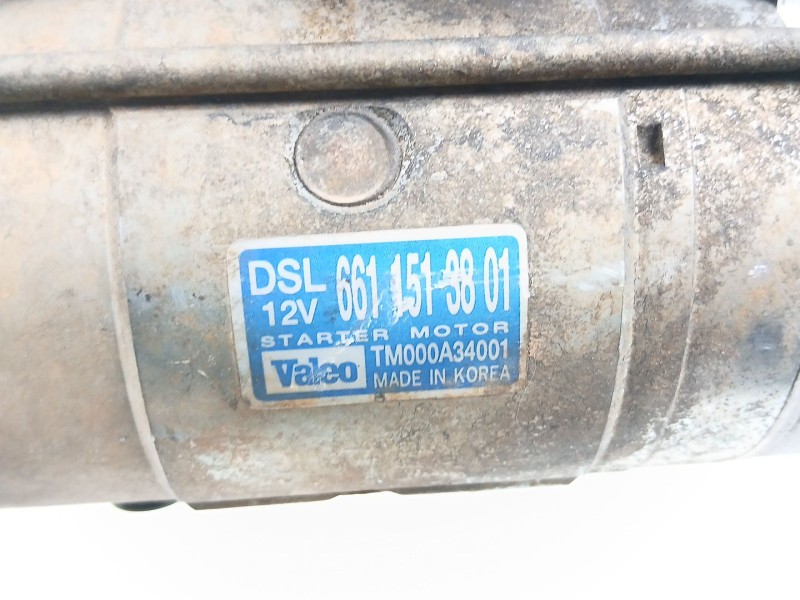 Recambio de motor arranque para ssangyong rexton / rexton ii (gab_) 2.9 td referencia OEM IAM 6611513801  TM000A34001
