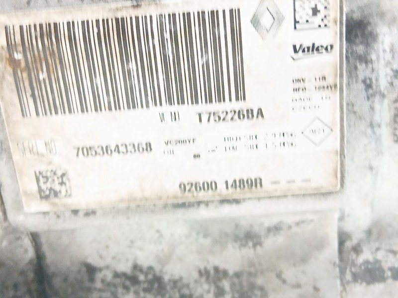 Recambio de compresor aire acondicionado para dacia lodgy (js_) 1.5 dci referencia OEM IAM 926001489R  