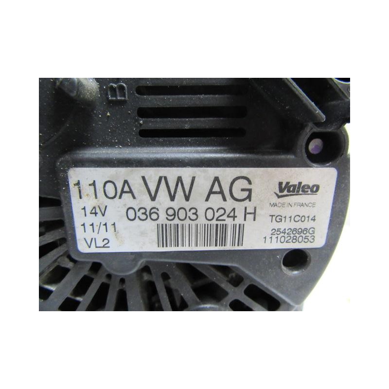 Recambio de alternador : volkswagen golf : 1.4 g -cgg (80,22cv)golf vi un 16v [2011] para volkswagen golf 1.4 g -cgg golf vi un 