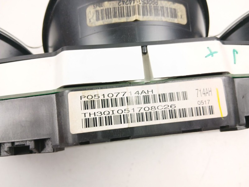 Recambio de cuadro instrumentos para chrysler sebring (js) 2.0 crd referencia OEM IAM 5107714AH P05107714AH 