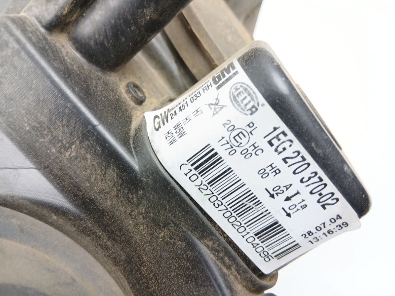 Recambio de faro derecho para opel astra h (a04) 1.7 cdti (l48) referencia OEM IAM 24451033  