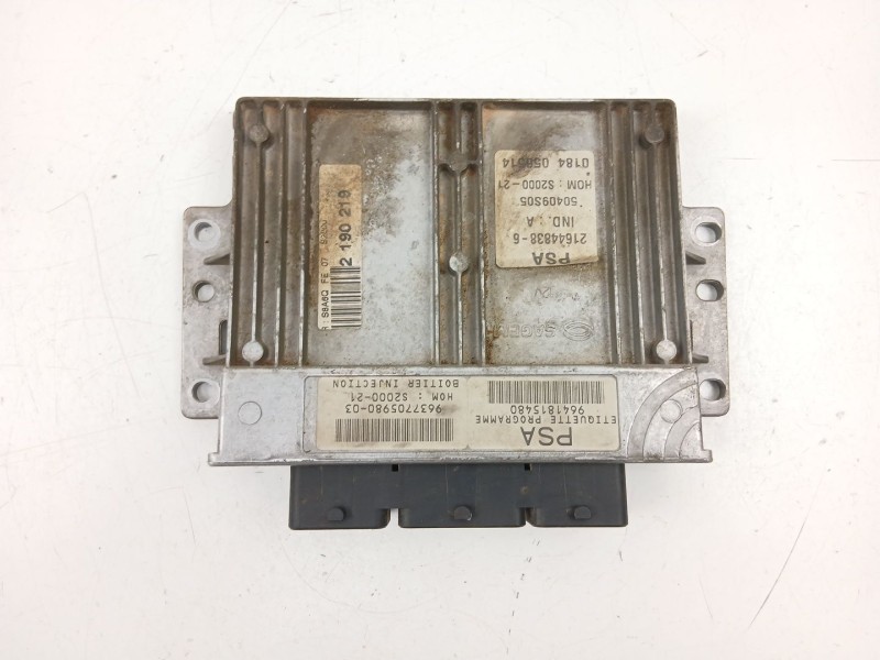 Recambio de centralita para citroën saxo (s0, s1) 1.4 vts referencia OEM IAM 9641815480 9637705980 