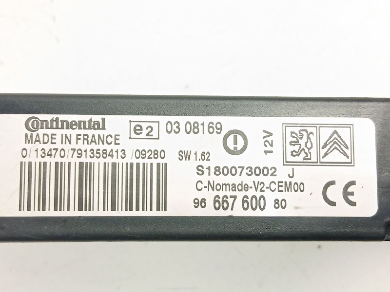 Recambio de modulo electronico para citroën berlingo multispace (b9) 1.6 hdi 110 referencia OEM IAM 9666760080  