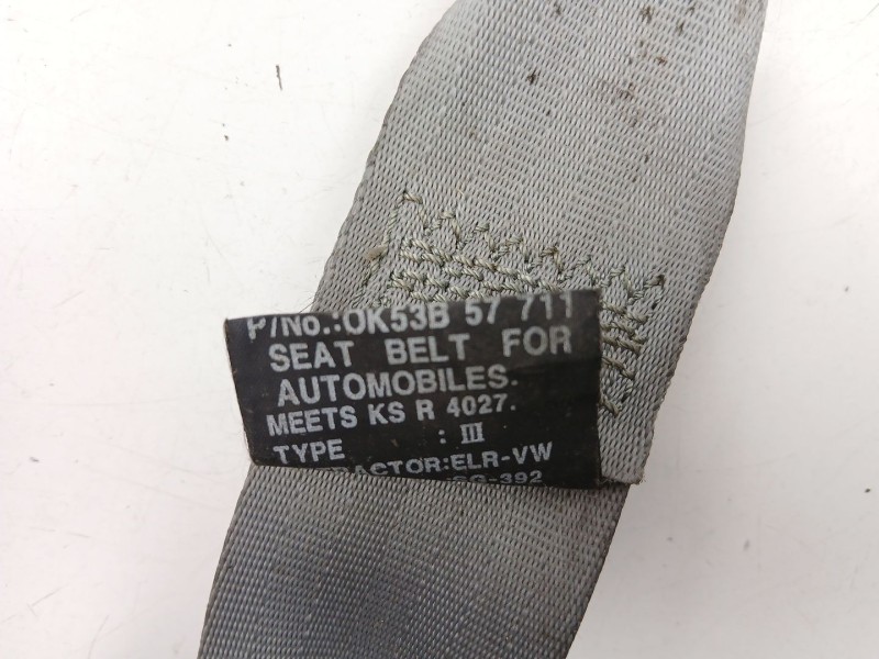 Recambio de cinturon seguridad delantero izquierdo para kia carnival ii (gq) 2.9 crdi referencia OEM IAM 0K53B57711  
