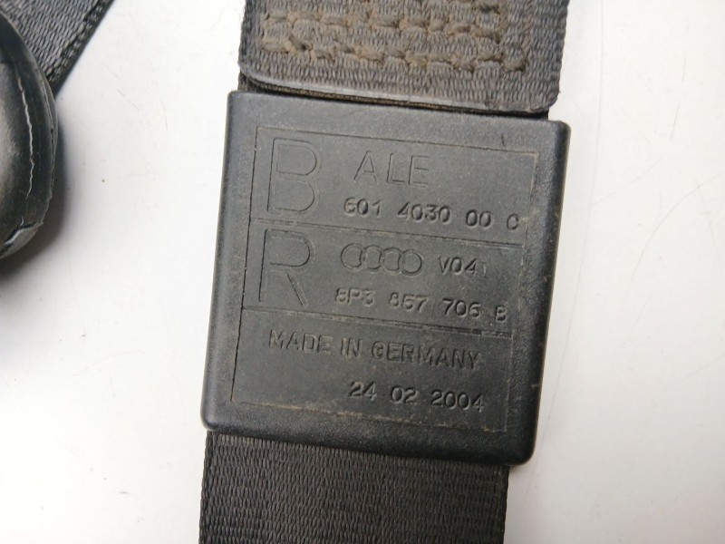 Recambio de cinturon seguridad delantero derecho para audi a3 (8p1) 2.0 tdi 16v referencia OEM IAM 8P3857706B  