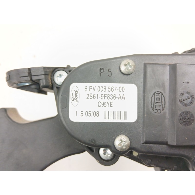 Recambio de potenciometro aceleracion para ford fiesta v (jh_, jd_) 1.4 tdci referencia OEM IAM 2S619F836AA 6PV00856700 