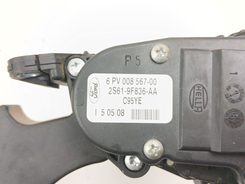Recambio de potenciometro aceleracion para ford fiesta v (jh_, jd_) 1.4 tdci referencia OEM IAM 2S619F836AA 6PV00856700 