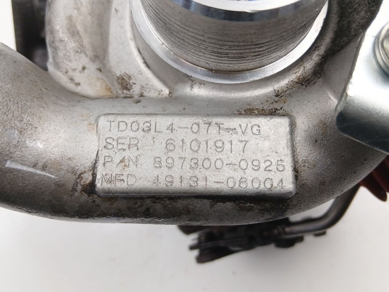 Recambio de turbo para opel combo furgoneta/monovolumen 1.7 cdti 16v referencia OEM IAM 8973000925 TD03L407TVG 491310600A