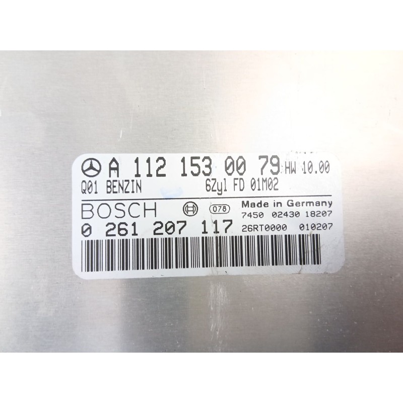 Recambio de centralita para mercedes-benz clase c (w203) berlina 2.5 v6 cat referencia OEM IAM A1121530079 0261207117 