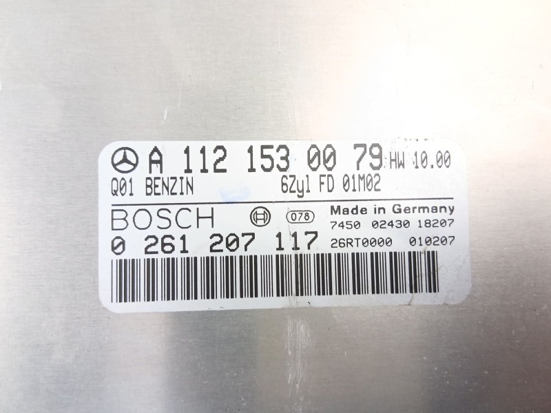 Recambio de centralita para mercedes-benz clase c (w203) berlina 2.5 v6 cat referencia OEM IAM A1121530079 0261207117 