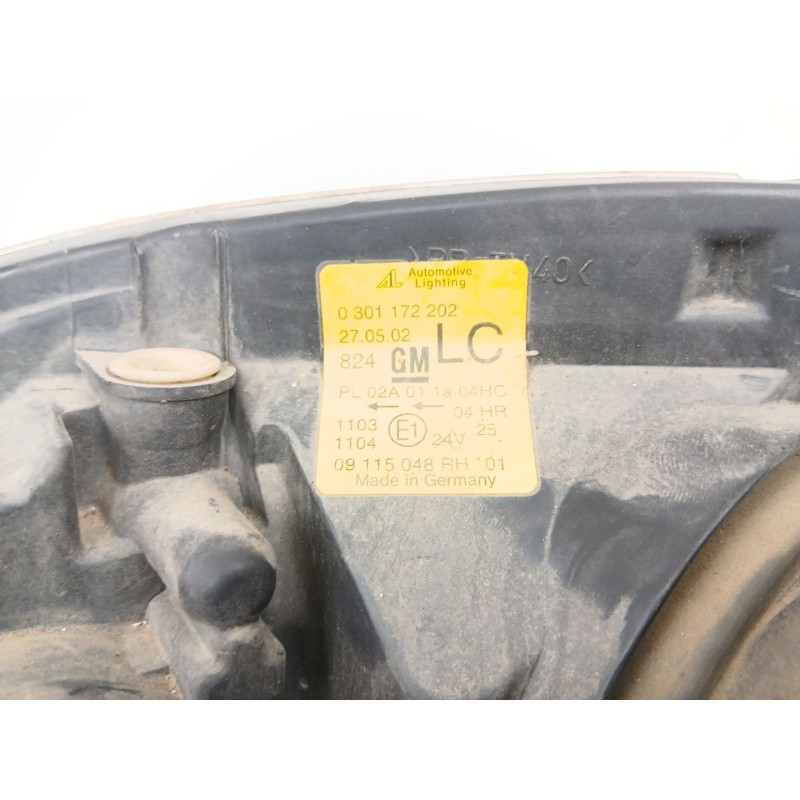 Recambio de faro derecho para opel combo furgoneta/monovolumen 1.7 dti 16v referencia OEM IAM 9115048 0301172202 09115048