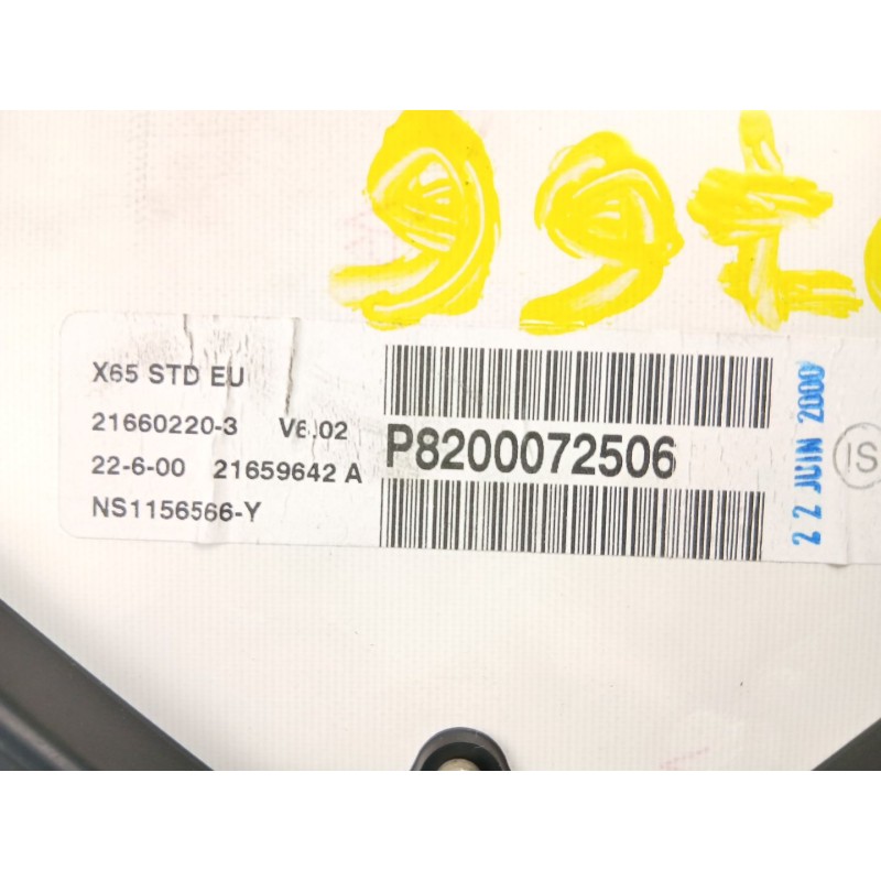 Recambio de cuadro instrumentos para renault clio ii (bb_, cb_) 1.9 dti (b/cb0u) referencia OEM IAM 8200072506  