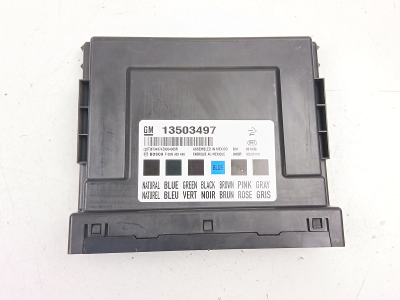 Recambio de centralita confort para opel insignia a (g09) 2.0 cdti (68) referencia OEM IAM 13503497  