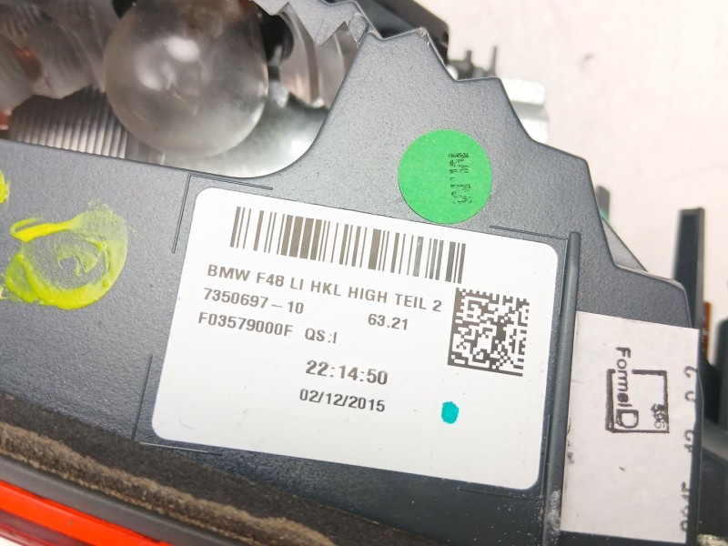 Recambio de piloto porton izquierdo para bmw x1 (f48) sdrive 18 d referencia OEM IAM 7350697  