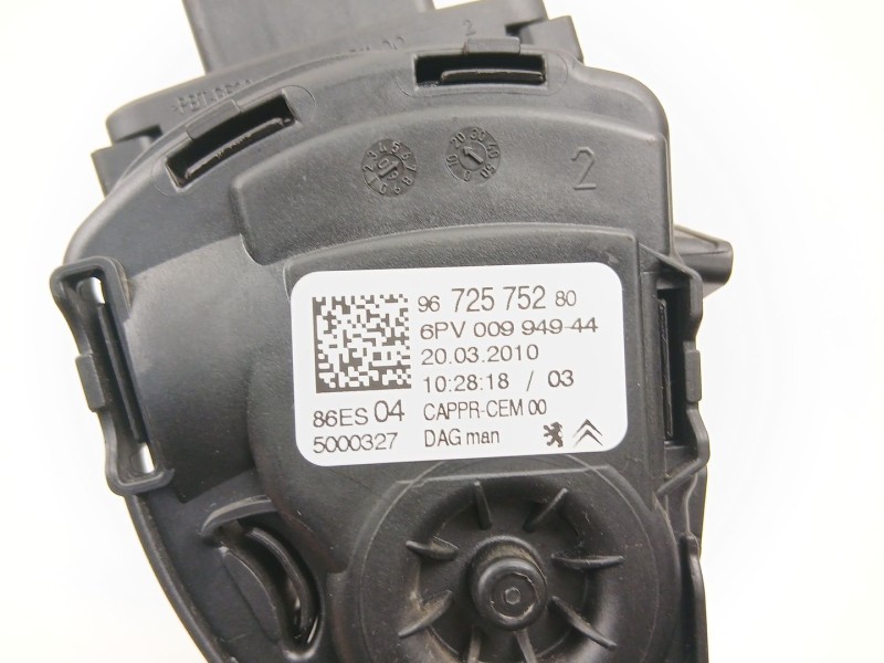 Recambio de potenciometro aceleracion para peugeot 207/207+ (wa_, wc_) 1.6 16v vti referencia OEM IAM 9672575280 6PV00994944 