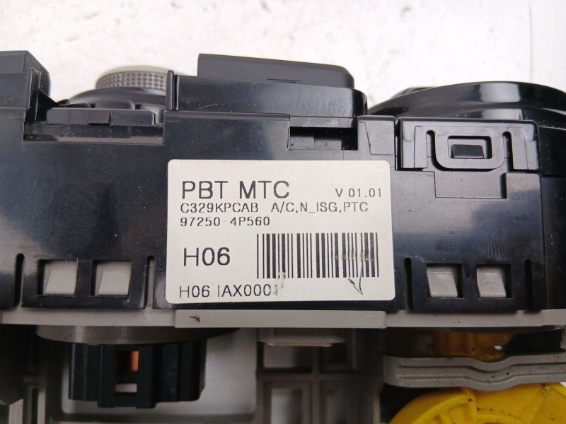 Recambio de mandos calefaccion aire para hyundai i20 i (pb, pbt) 1.1 crdi referencia OEM IAM 972504P560  