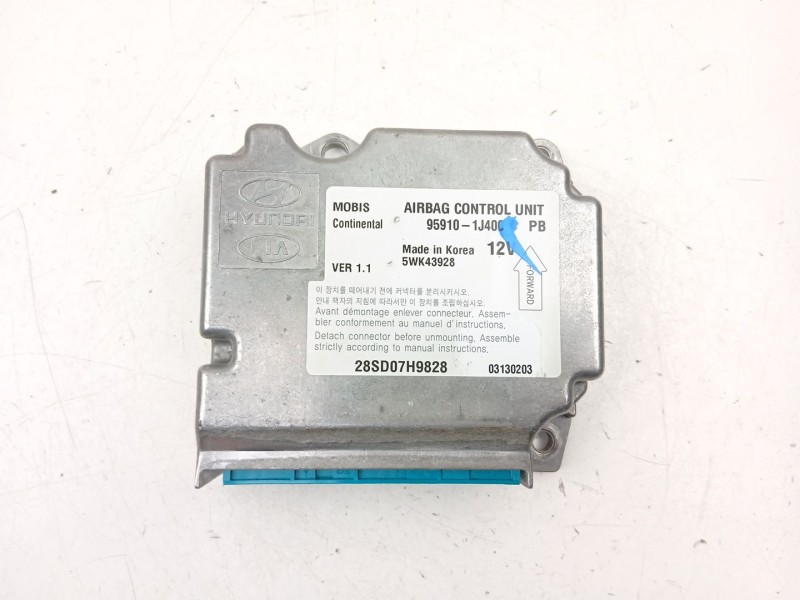 Recambio de centralita airbag para hyundai i20 i (pb, pbt) 1.1 crdi referencia OEM IAM 959101J400  
