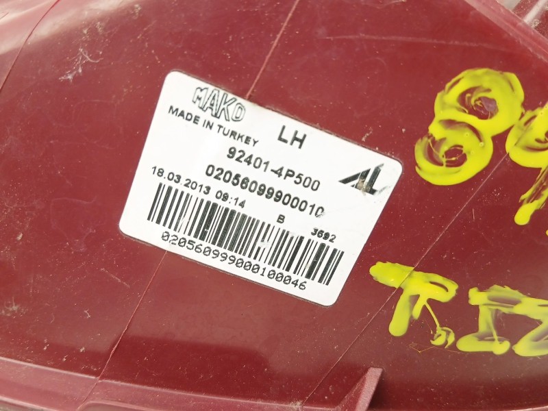 Recambio de piloto trasero izquierdo para hyundai i20 i (pb, pbt) 1.1 crdi referencia OEM IAM 924014P500  