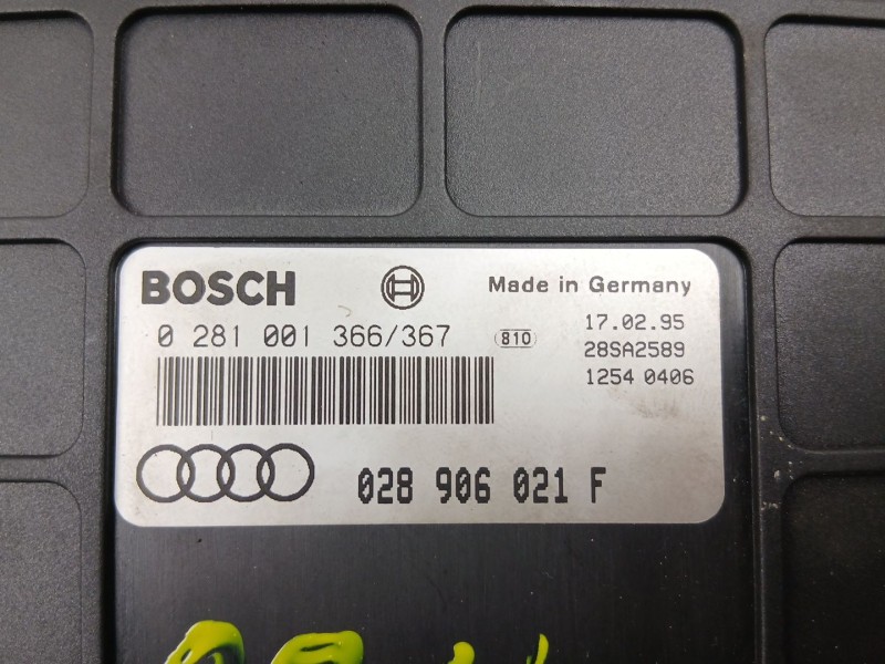 Recambio de centralita para audi a4 b5 (8d2) 1.9 tdi referencia OEM IAM 028906021F 0281001366 