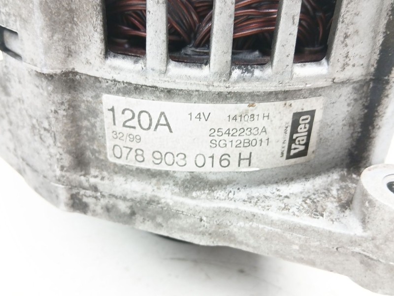 Recambio de alternador para audi a6 c5 (4b2, 4b4) 2.4 referencia OEM IAM 078903016H SG12B011 
